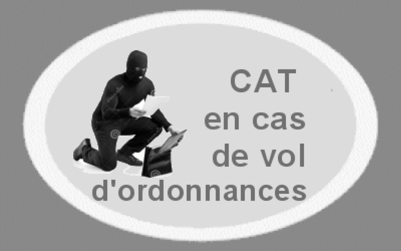 CAT si vol d'ordonnances